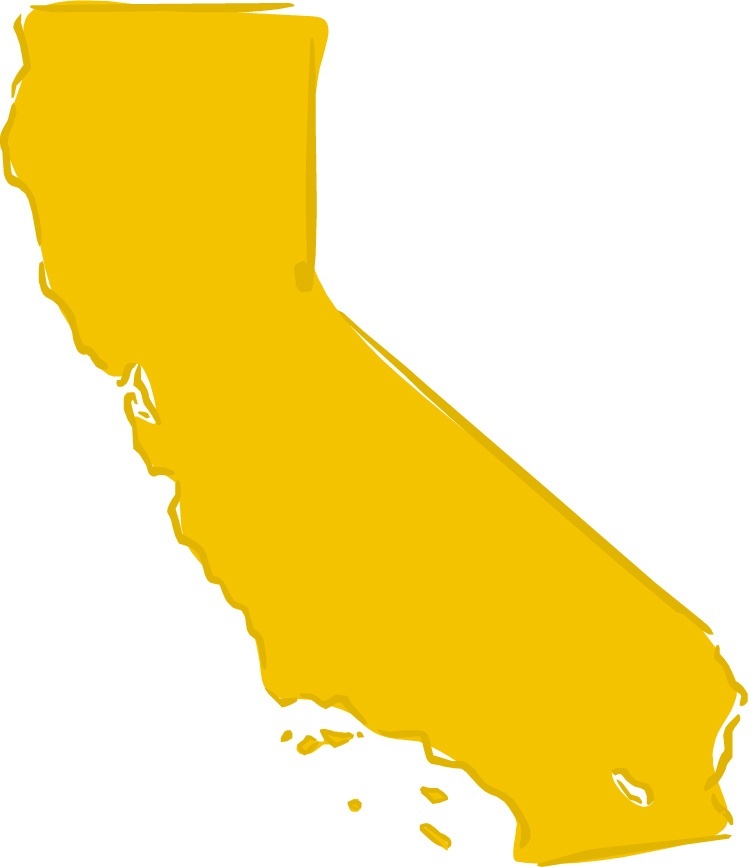 california map of state. How to get a California Food